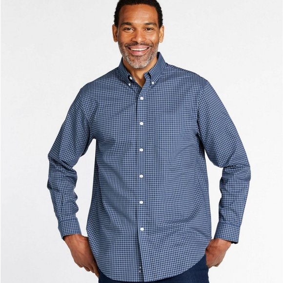 L.L. Bean Shirts Llbean Mens Xl Tall Button Down Check Shirt Poshmark